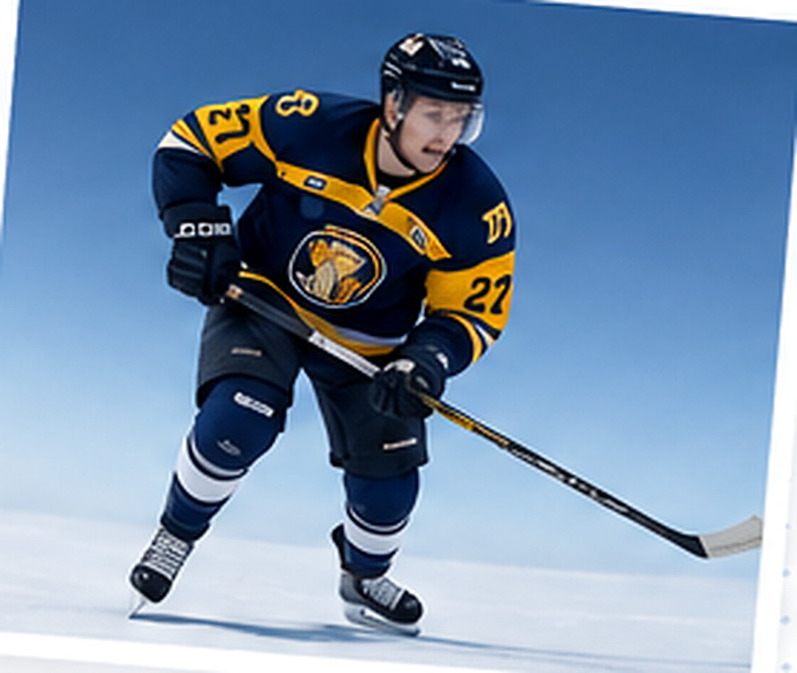 Eishockeyspieler in Aktion